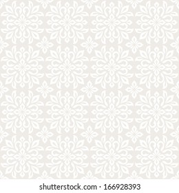 Seamless pattern with floral elements. 