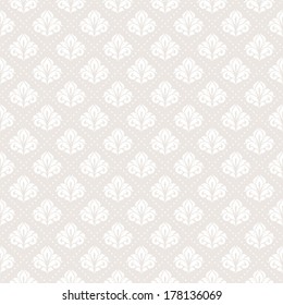 Seamless pattern with floral elements.