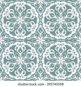 seamless pattern with floral elements