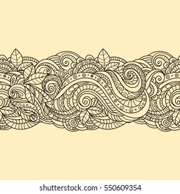 Seamless pattern with  floral  elements
