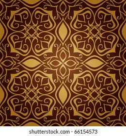 seamless  pattern with floral elements