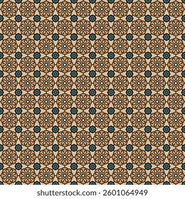 seamless pattern with floral elements modern background design print for fabric surface design packaging wrapping paper vector illustration