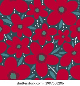 Resumen de flor floral de patrón sin brillo.Fondo de naturaleza vintage botánico.Imprimir moda textil.Ilustración vectorial.