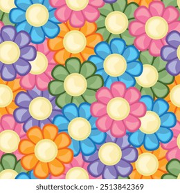 Seamless pattern floral flower print