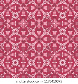 Seamless pattern, floral geometric lace texture for greeting card or Invitation. Decorative seamless doodle backgrounds. Ethnic ornament border pattern.Hipster background.