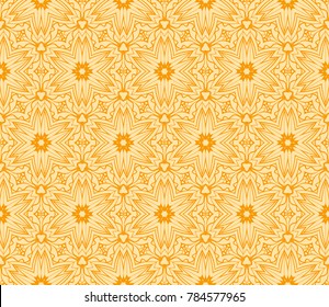 seamless pattern in floral geometric style. vector illustration. idea for wallpaper, clothes, invitation card background