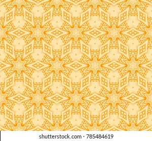 seamless pattern in floral geometric style. vector illustration. idea for wallpaper, clothes, invitation card background