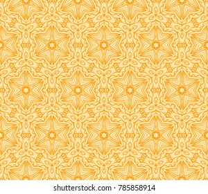 seamless pattern in floral geometric style. vector illustration. idea for wallpaper, clothes, invitation card background