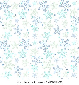 Seamless Pattern Floral Leaves Tropical Summer Ornament Background Vector Illustration