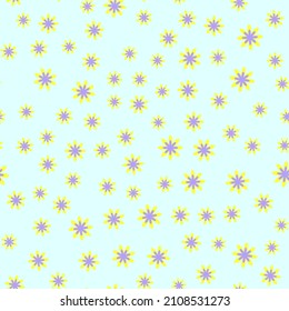 seamless pattern floral millefleur.vector illustration
