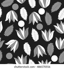 Seamless    pattern of  floral motif.