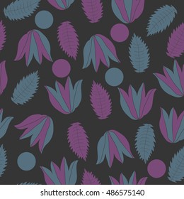 Seamless    pattern of  floral motif.