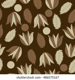 Seamless    pattern of  floral motif.
