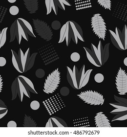 Seamless   pattern of  floral motif.