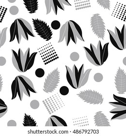 Seamless   pattern of  floral motif.