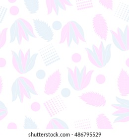 Seamless   pattern of  floral motif.