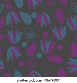 Seamless   pattern of  floral motif.