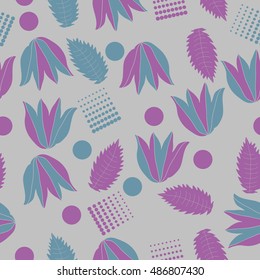 Seamless   pattern of  floral motif.