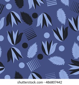 Seamless   pattern of  floral motif.