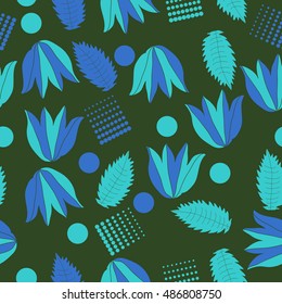 Seamless   pattern of  floral motif.
