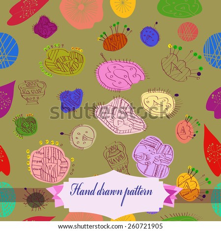 Seamless Pattern Floral Motif Branches Twigs Stock Vector Royalty