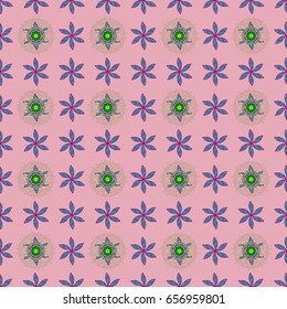 Seamless pattern with floral motif. Seamless floral pattern with flowers, watercolor. Vector flower illustration.
