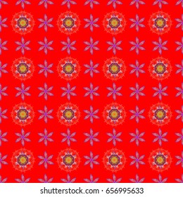 Seamless pattern with floral motif. Seamless floral pattern with flowers, watercolor. Vector flower illustration.
