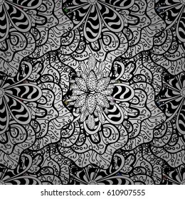 Seamless pattern with floral motif. Seamless floral pattern with pink flowers, watercolor. Vector flower illustration.