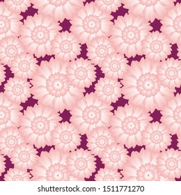 Seamless Pattern With Floral Motifs
