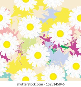 Seamless Pattern With Floral Motifs able to print for cloths, tablecloths, blanket, shirts, dresses, posters, papers.