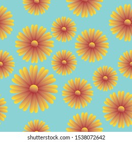 Seamless Pattern With Floral Motifs able to print for cloths, tablecloths, blanket, shirts, dresses, posters, papers, wall stickers. 
