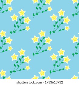 Seamless Pattern With Floral Motifs able to print for cloths, tablecloths, blanket, shirts, dresses, posters, papers.