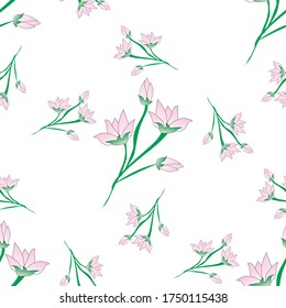 Seamless Pattern With Floral Motifs able to print for cloths, tablecloths, blanket, shirts, dresses, posters, papers.