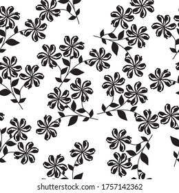 Seamless Pattern With Floral Motifs able to print for cloths, tablecloths, blanket, shirts, dresses, posters, papers.