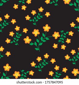 Seamless Pattern With Floral Motifs able to print for cloths, tablecloths, blanket, shirts, dresses, posters, papers.