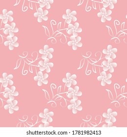 Seamless Pattern With Floral Motifs able to print for cloths, tablecloths, blanket, shirts, dresses, posters, papers.