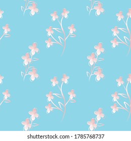 Seamless Pattern With Floral Motifs able to print for cloths, tablecloths, blanket, shirts, dresses, posters, papers.