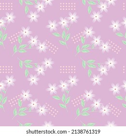 Nahtloses Muster mit Blumenmotiven zum Bedrucken von Stoffen, Tischdecken, Decken, Hemden, Kleider, Plakaten, Papieren.