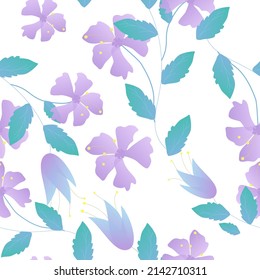 Seamless Pattern With Floral Motifs able to print for cloths, tablecloths, blanket, shirts, dresses, posters, papers.