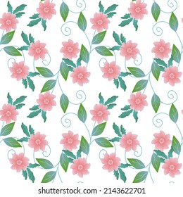 Patrón sin mangas con motivos florales que se pueden imprimir para paños, manteles, mantas, camisas, vestidos, carteles, papeles.