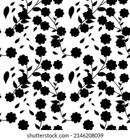 Seamless Pattern With Floral Motifs able to print for cloths, tablecloths, blanket, shirts, dresses, posters, papers.