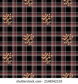 Seamless Pattern With Floral Motifs able to print for cloths, tablecloths, blanket, shirts, dresses, posters, papers.