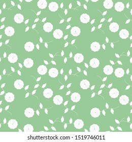 Seamless Pattern With Floral Motifs. Batik Design. Floral Background