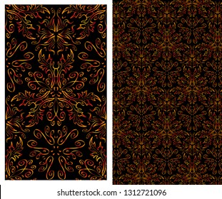 Seamless pattern - floral ornament 