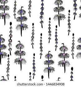 Seamless pattern with floral ornament.