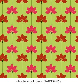 Seamless pattern with floral ornament