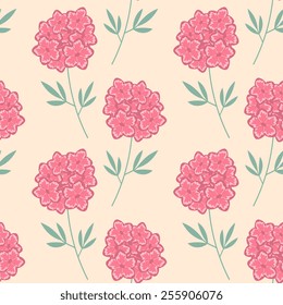 Seamless pattern with floral ornament