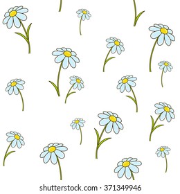 Seamless pattern with floral ornament