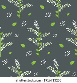 Seamless pattern. Floral ornament, abstract background. Vector illustration.