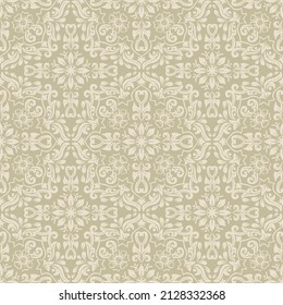 Nahtlose Blumenverzierung im arabischen Stil